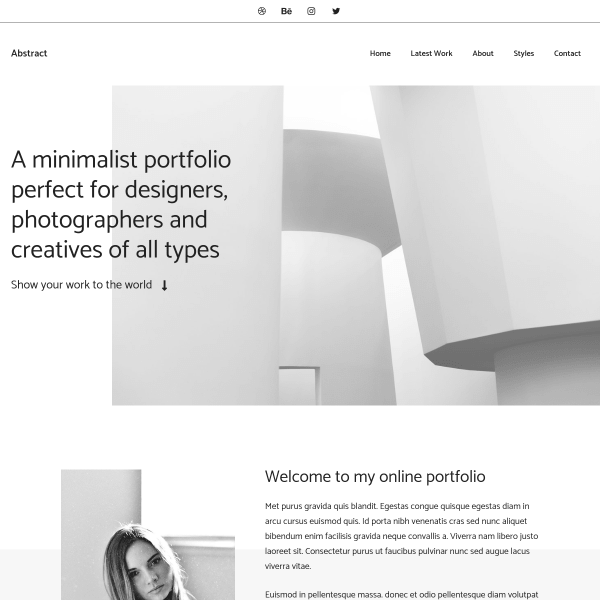 Plantilla Abstract