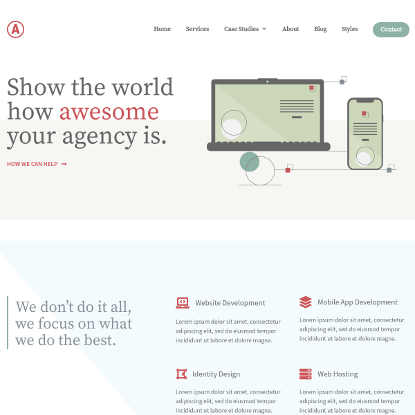Plantilla Agency