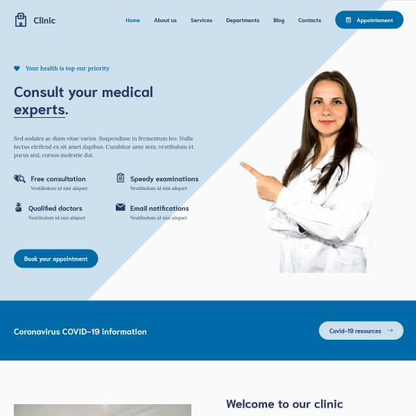 Plantilla Clinic