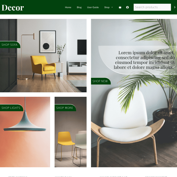Plantilla Decor