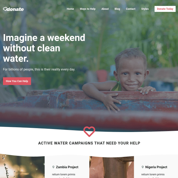 Plantilla Donate