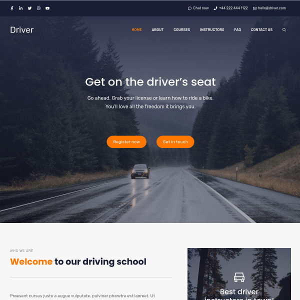 Plantilla Driver