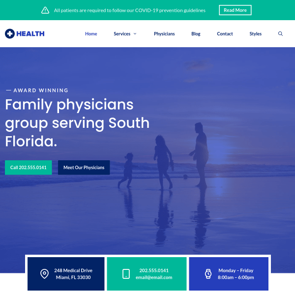 Plantilla Health
