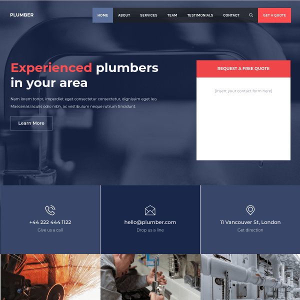 Plantilla Plumber