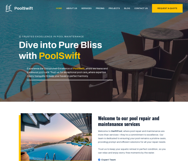 PoolSwift template