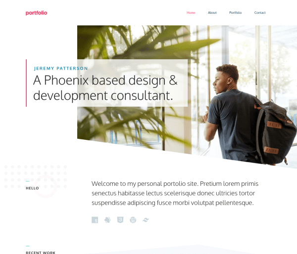 Portfolio template