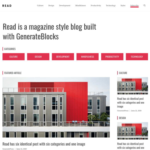 Plantilla Read