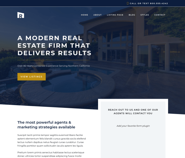 Realtor template