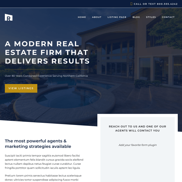 Plantilla Realtor