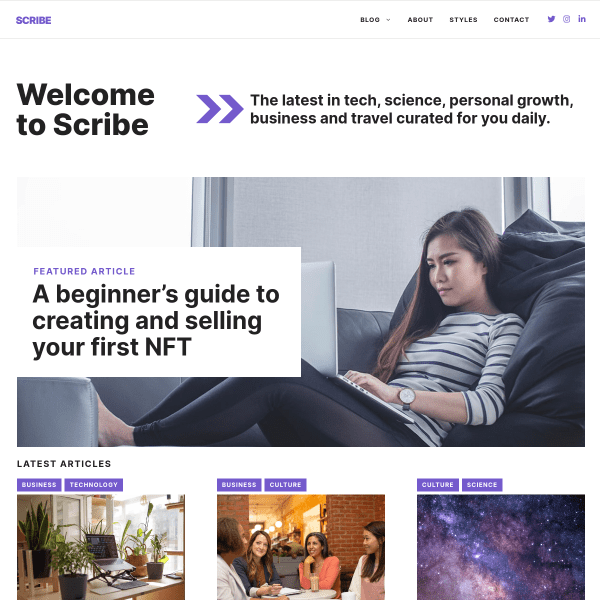 Plantilla Scribe