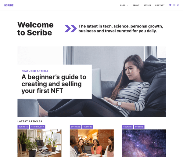 Scribe template
