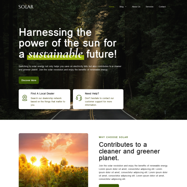 Plantilla Solar