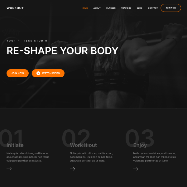 Plantilla Workout