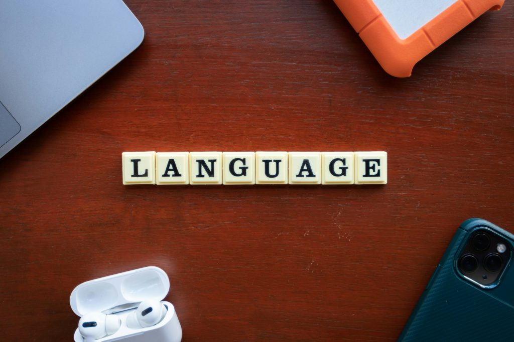 Language word Language word